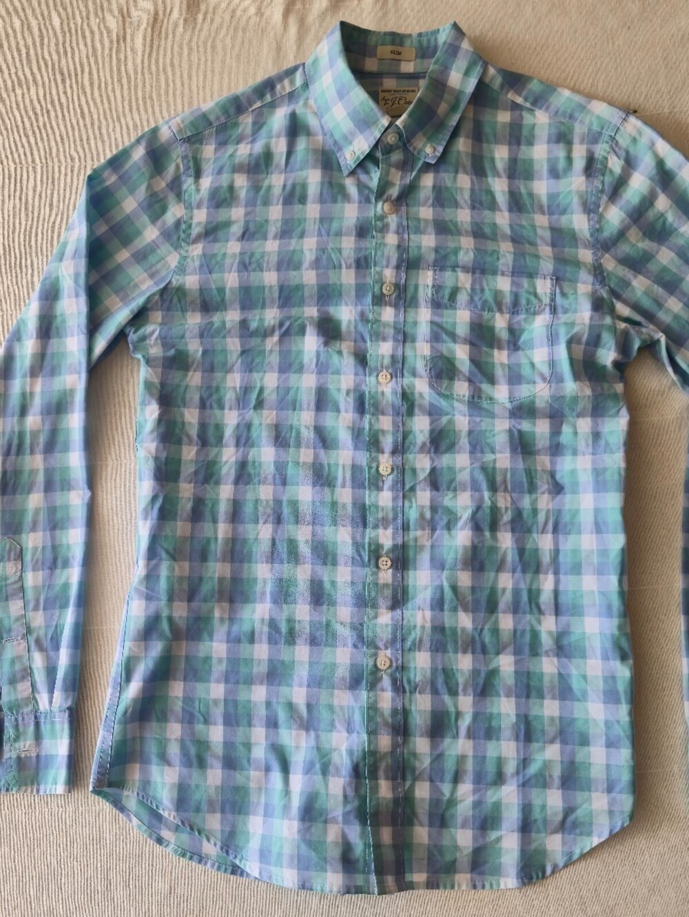 J.Crew Secret Wash Slim Fit Button-Down Shirt - Small